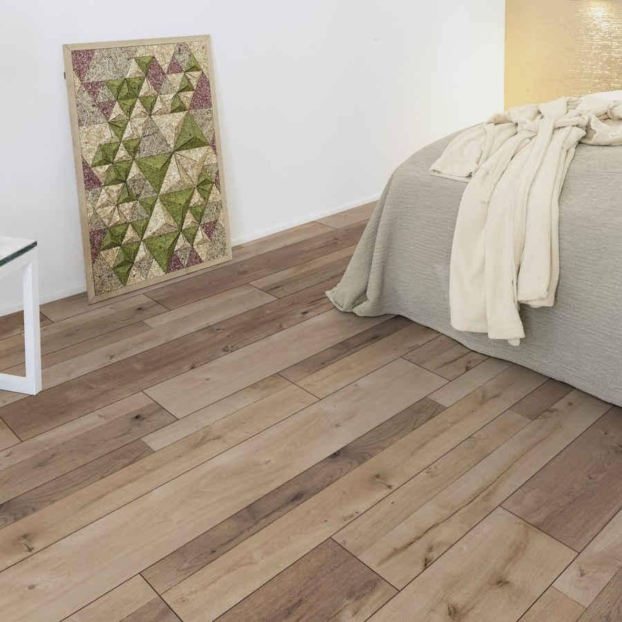 Ламинат Kaindl Natural Touch Стандартная доска 3в1 Дуб Тренд К4361 RF 1383х193х12 фото в интерьере